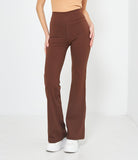 Leggings Flare A Vita Alta