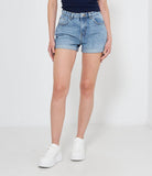 Shorts Di Jeans Vita Alta