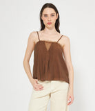 Top Con Pizzo E Spalline