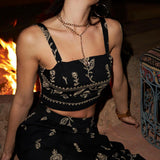 Top Bustier Con Spalline
