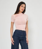Maglia Spalla Scoperta Drappeggiata