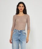 Maglia Crop Traforato