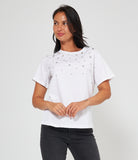 T-shirt Over Con Borchie
