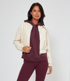 Giubbino Di Pelle Bomber Cropped Oversize
