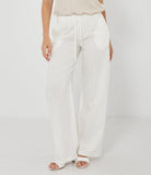 Pantaloni Wide Leg Elastico