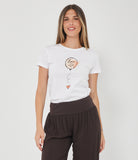T-shirt Over Con Stampa
