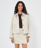 Giacca Oversize Cropped Abbottonata
