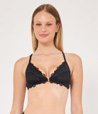 Reggiseno Triangolo Pizzo Smerlato