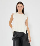 Gilet Fiocchi Laterali Cropped