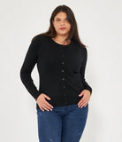 Cardigan Girocollo Slim Fit