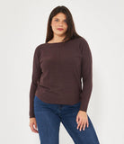Maglia Scollo Barca Lurex