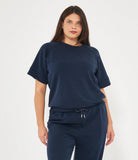 Felpa Oversize Manica Corta