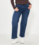 Jeans Wide Leg Vita Alta