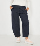 Pantaloni Wide Leg Gessato