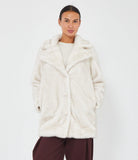 Pelliccia Oversize Con Bottoni
