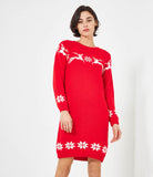 Christmas knitted dress
