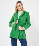 Cappotto con cintura