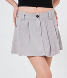 Low-waisted mini skirt