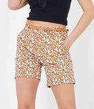 Shorts in cotone a fantasia