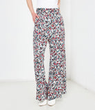 Pantaloni fantasia micro fiori