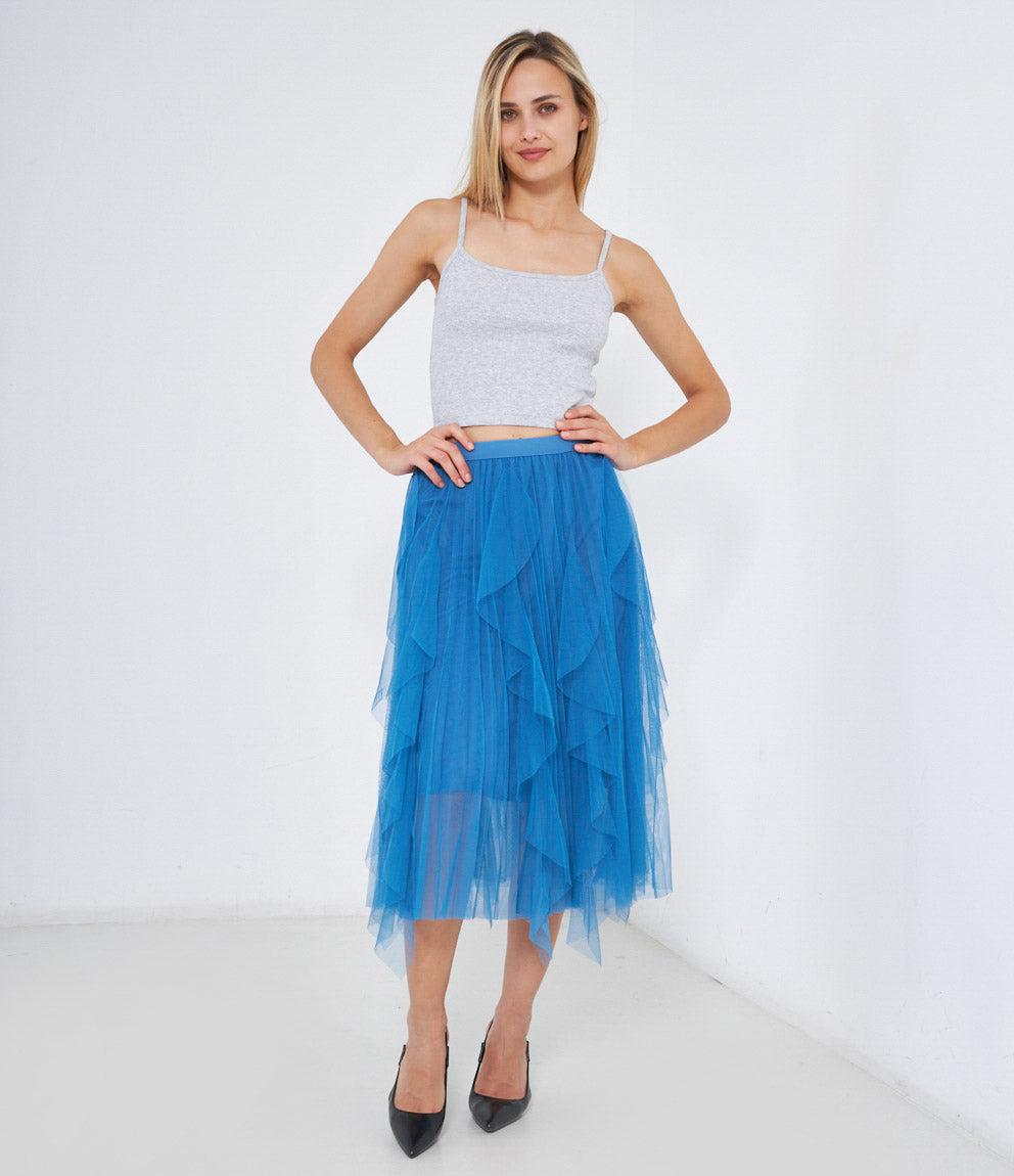 Tulle ruffled skirt – Zuiki Italia