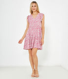 Floral mini dress