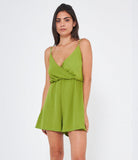 Jumpsuit with deep neckline