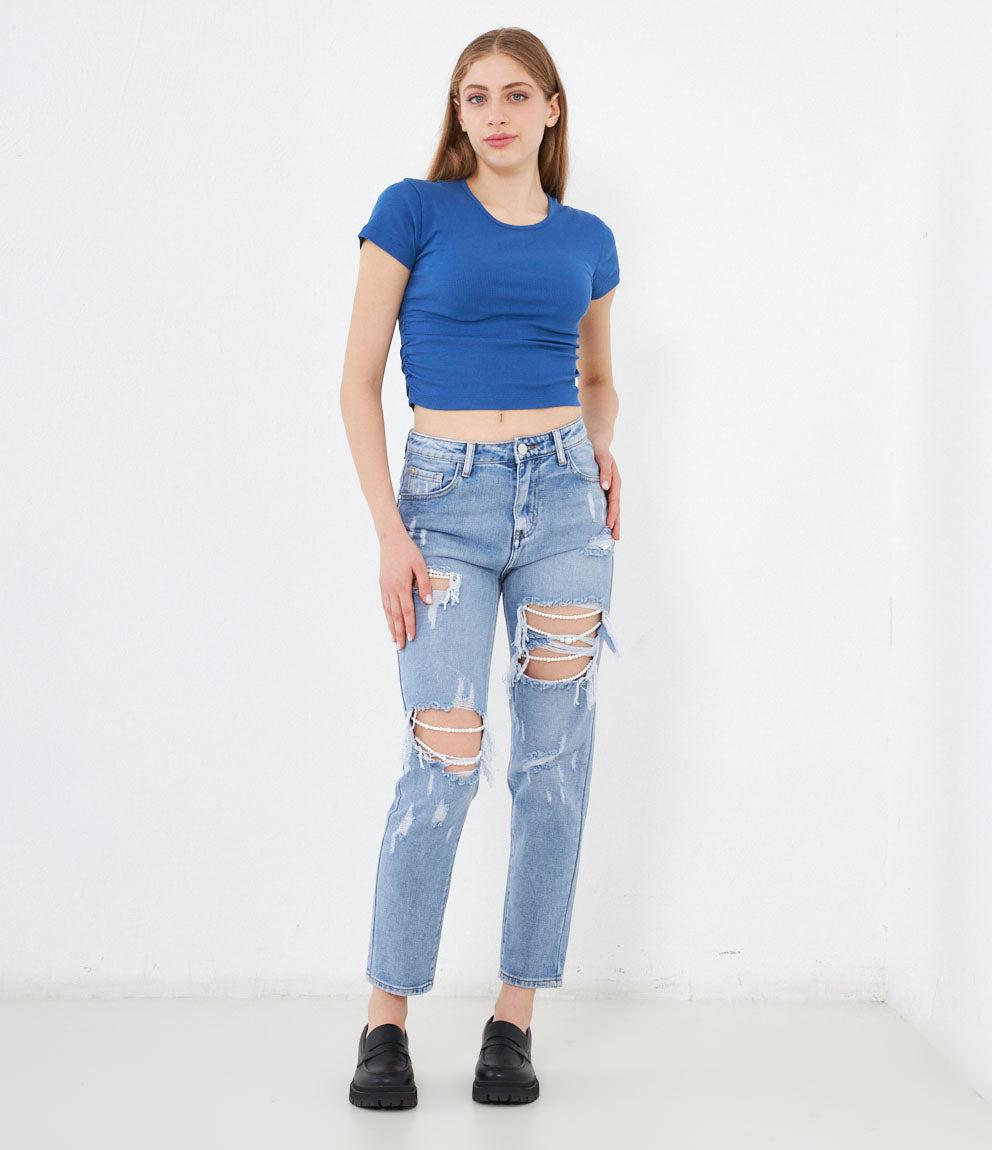 Zuiki jeans vita alta discount
