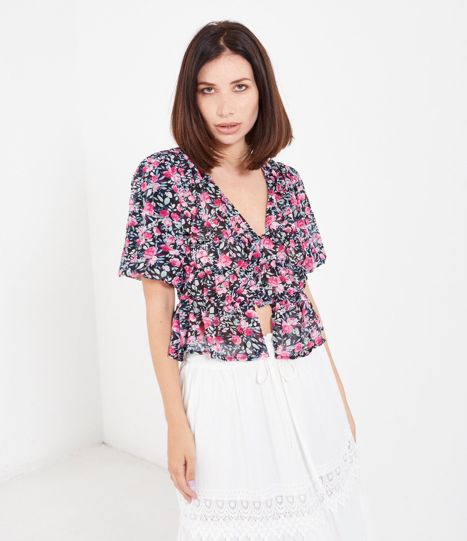 Casacca a fiori on sale