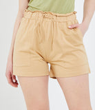 Colored cotton shorts
