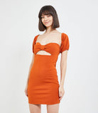 Cut-out mini dress