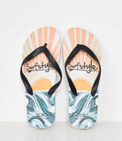 'Surf style' flip-flops