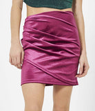 Chenille mini skirt
